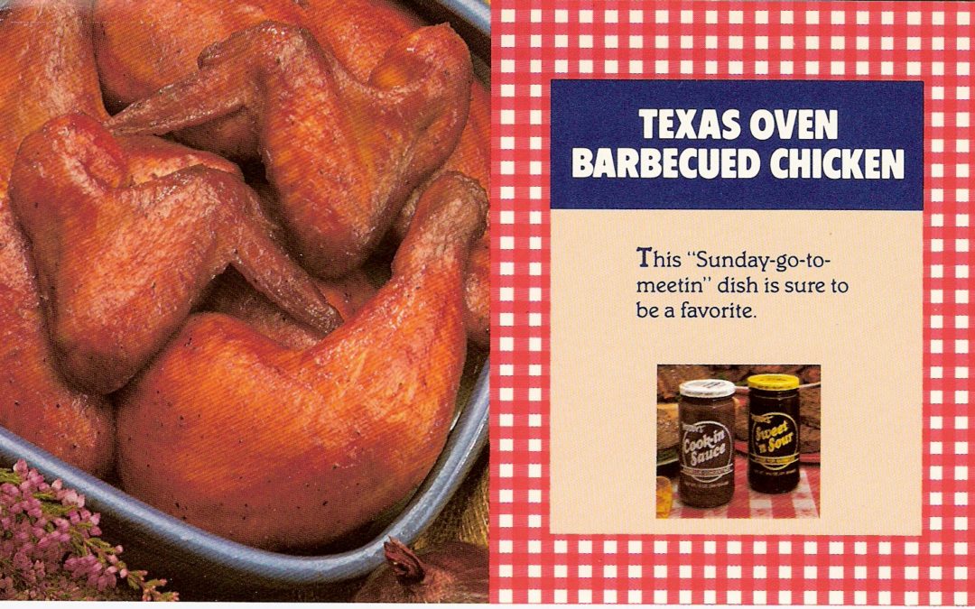 Texas Oven Barbecued Chicken