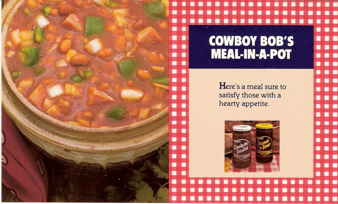 Cowboy Bob's MealinaPot Woody's BBQ Pantry