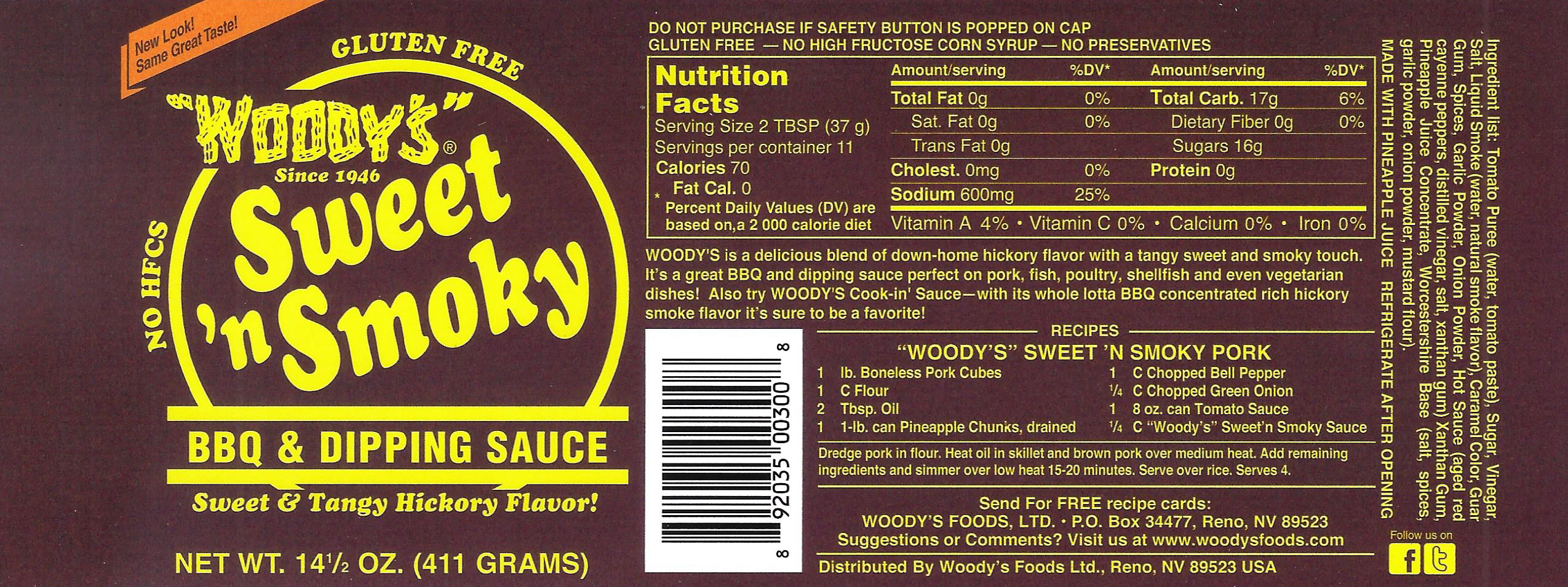 Sauces Woody s BBQ Pantry